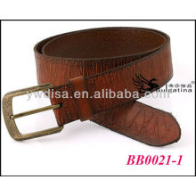 New Fashion Cheap Wide Genuine Leather Belts Vente en gros avec taille 3.95 * 91cm BB0022-1